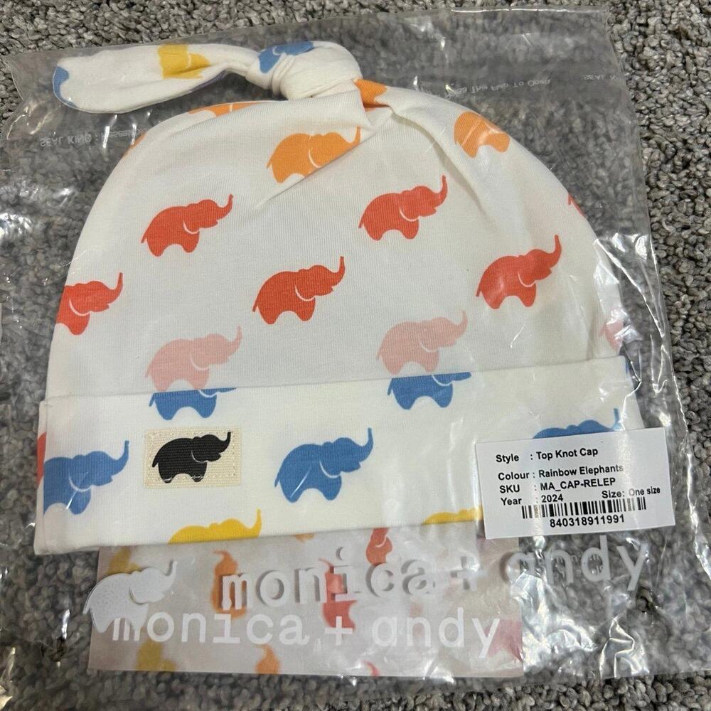 Monica + Andy Elephant Baby Hat NEW